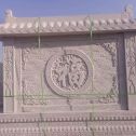 宜昌 芝麻白花岗岩屏风，照壁，影壁