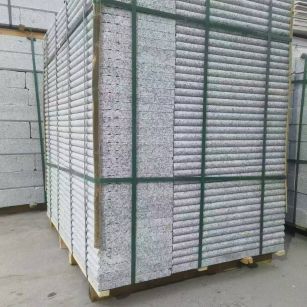 宜昌 芙蓉白3公分厚磨圆边、拉槽，楼梯踏步