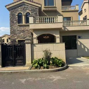 宜昌黄金麻别墅干挂效果展示