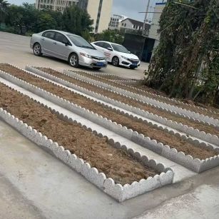 宜昌 花边石、花围石、花园石安装效果