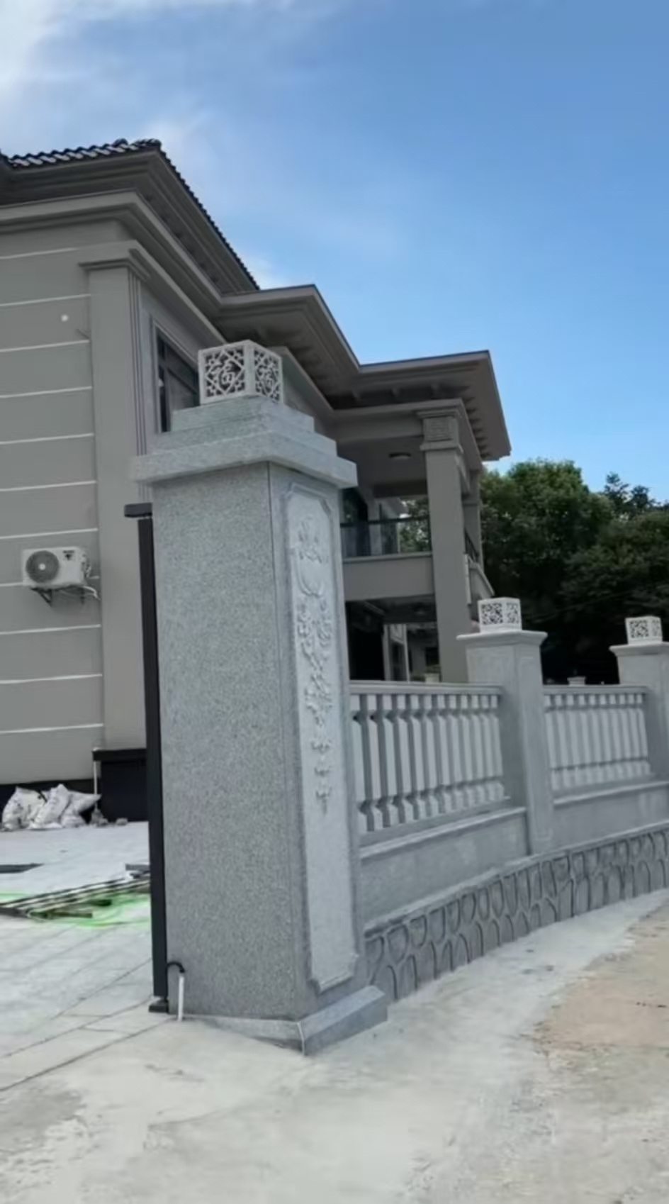 宜昌 芝麻白别墅围墙栏杆，私人订制