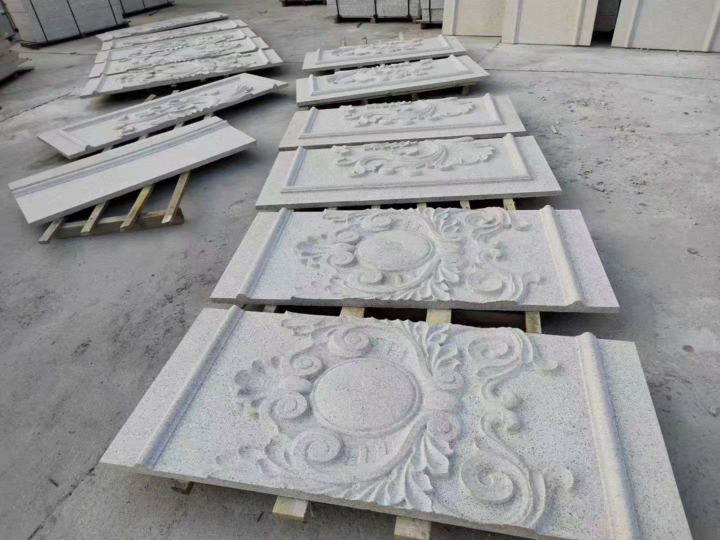 宜昌 芝麻白干挂雕花板