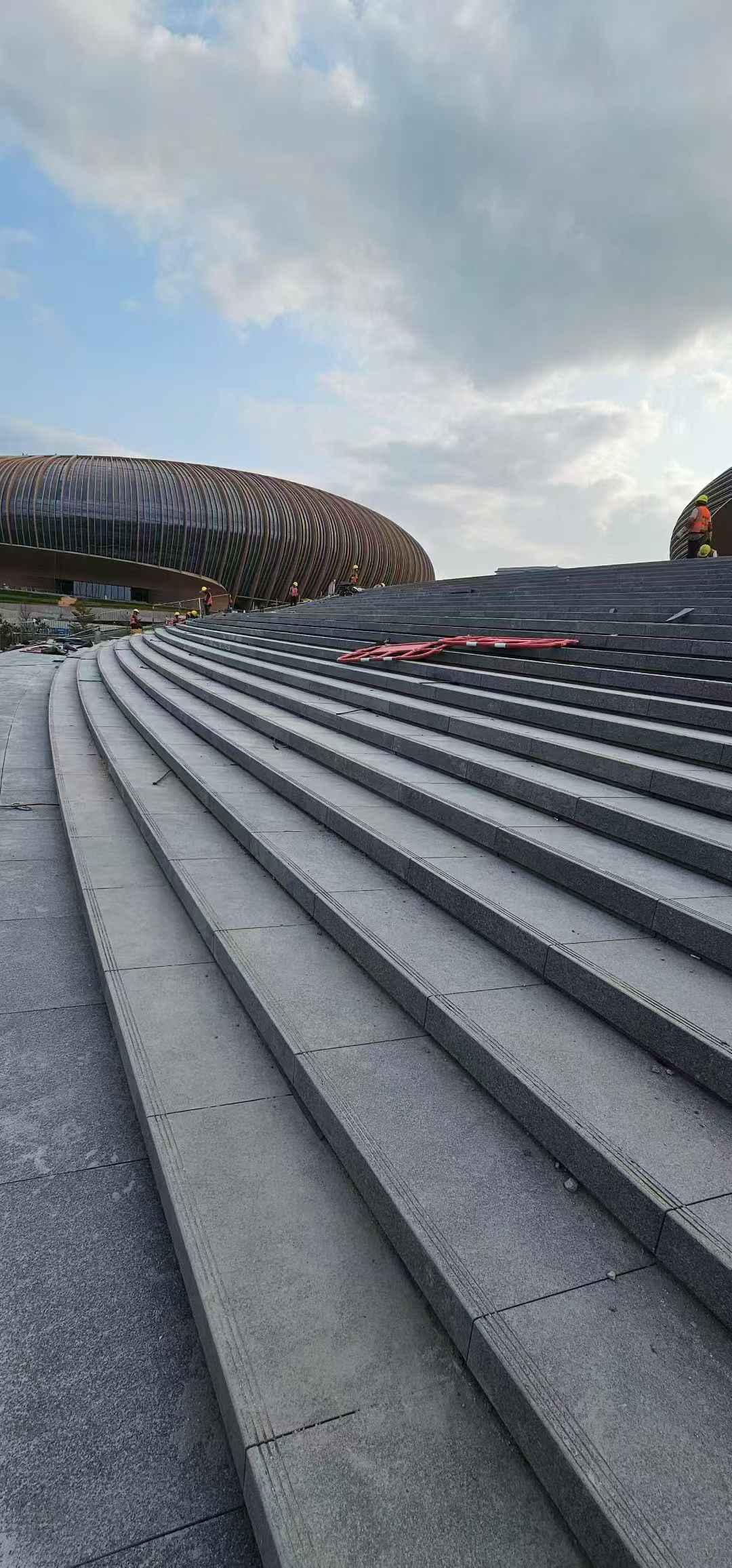 宜昌 弧形整石台阶铺装效果图