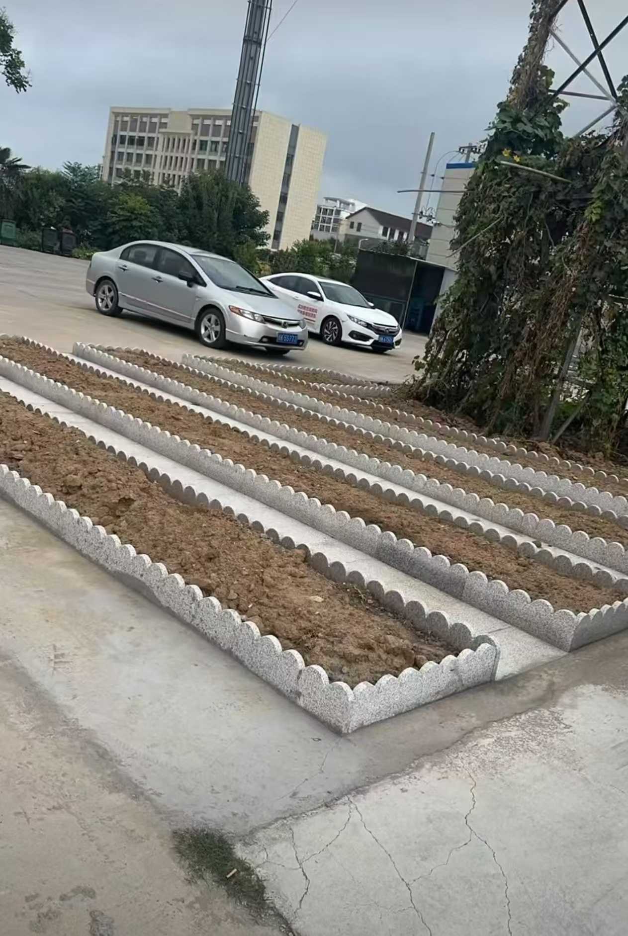 宜昌 花边石、花围石、花园石安装效果