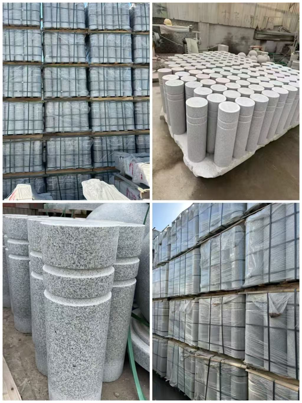 宜昌 芝麻白花岗岩挡车柱、隔离柱多少钱