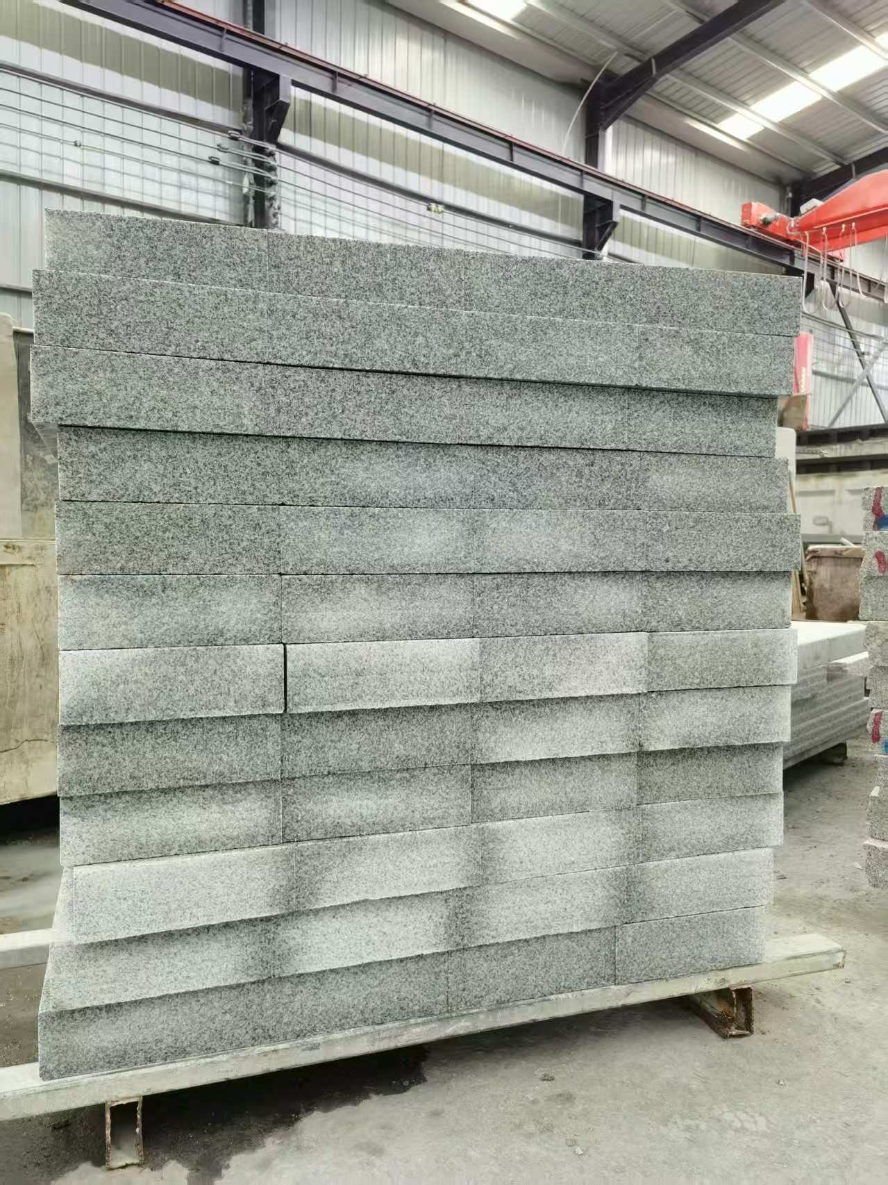 宜昌 芝麻白10公分300*600广场地铺，A料定制，尺寸标准，厚薄均匀